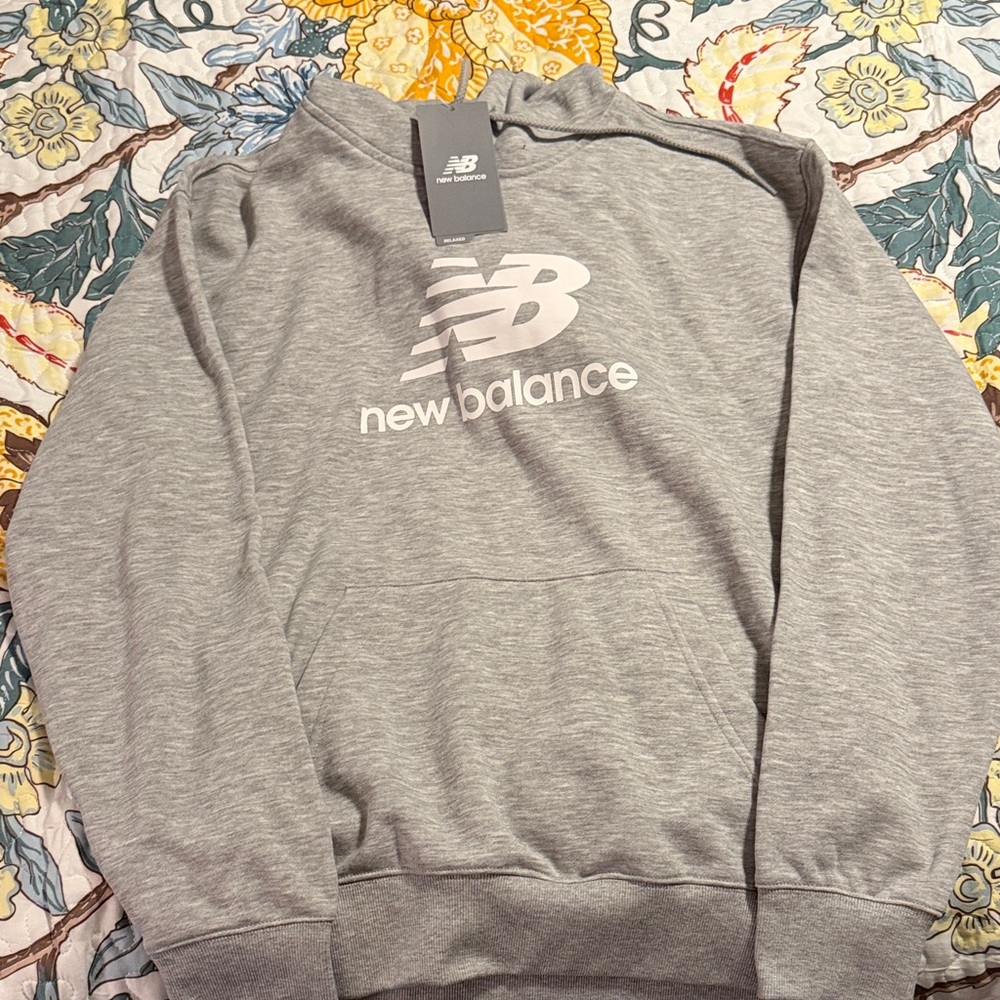 New Balance Men's Heather Gray Hoodie